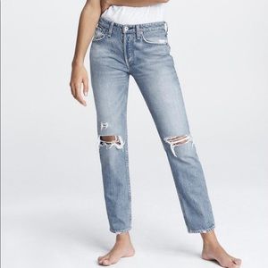Rag and Bone Rosa Mid-Rise Boyfriend Jeans
